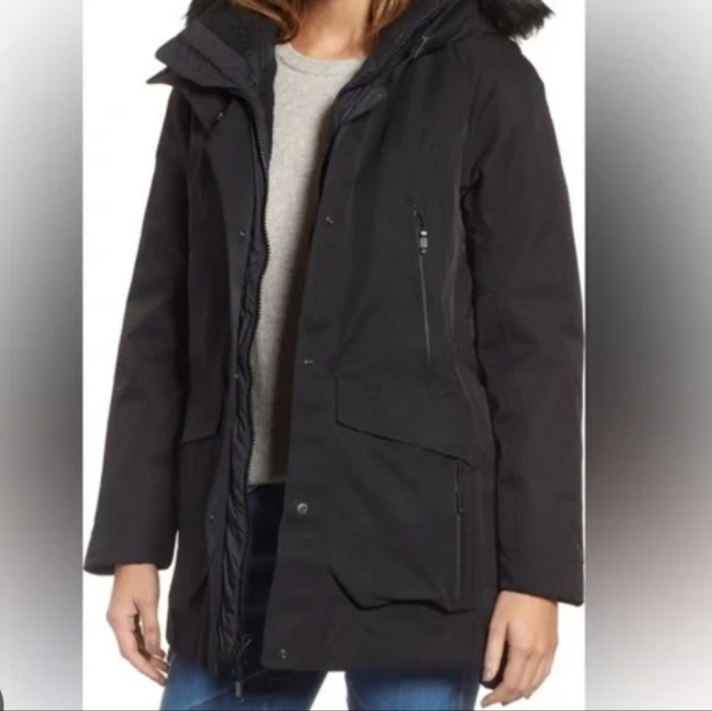North Face Cryos Expedition Parka Women's Small Black